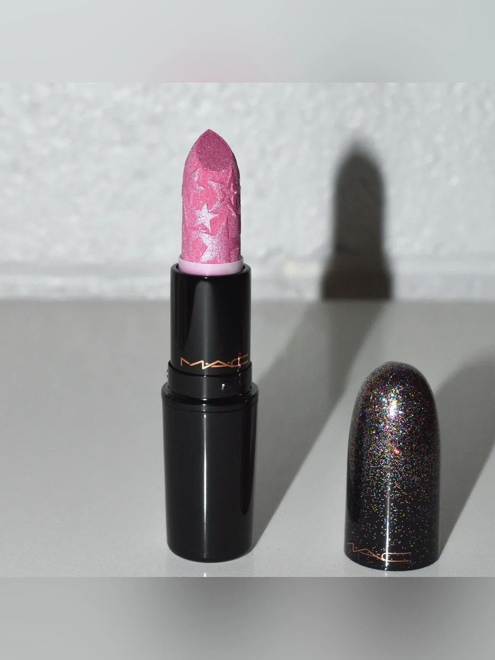 MAC Cosmetics Kiss Of Stars Lipstick *KISS OF STARS* Pink Pearl Limited Edition